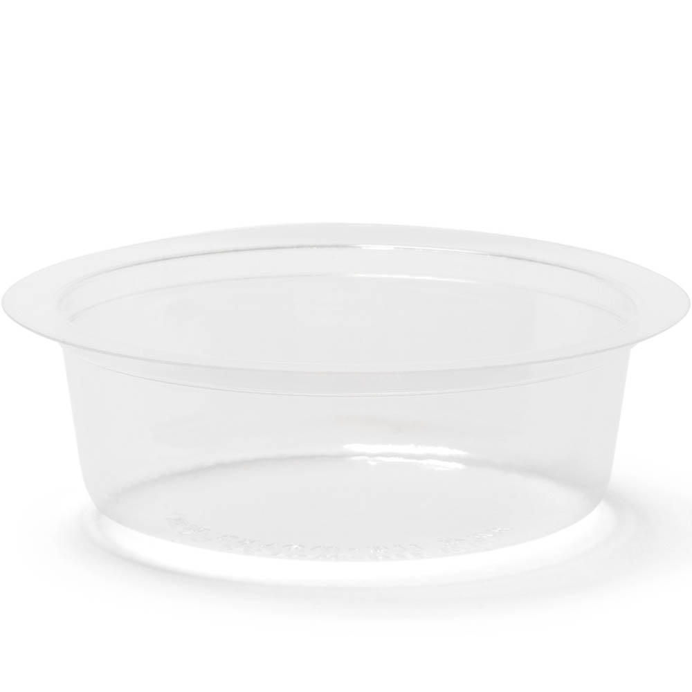 1oz 2oz 4oz 8oz cups containers plastic clear round deli pot baby