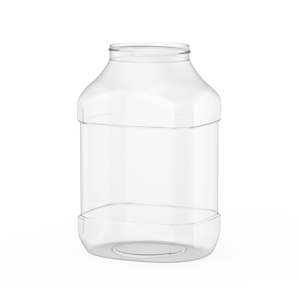 Large Decorative Glass Jar With Lid for Cookie Sweet Kitchen Storage 4000  ml