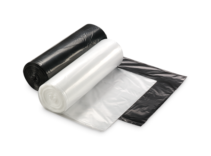 Berry Global 40-45 G 0.9 Mil 40x46 Black Trash Bags, 5 Rolls Of 20, Case  Of 100