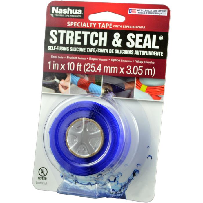 Nashua Tape 1 in. x 3.33 yd. Stretch and Seal Self-Fusing Silicone Tape in  Clear 1743079 - The Home Depot
