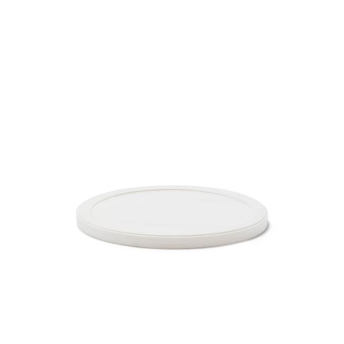 8 oz. White PP Plastic Round Container, L409